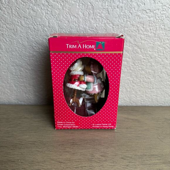 Trim A Home Vintage Kmart 1997 Seamstress Bear Ornament - Picture 3 of 4